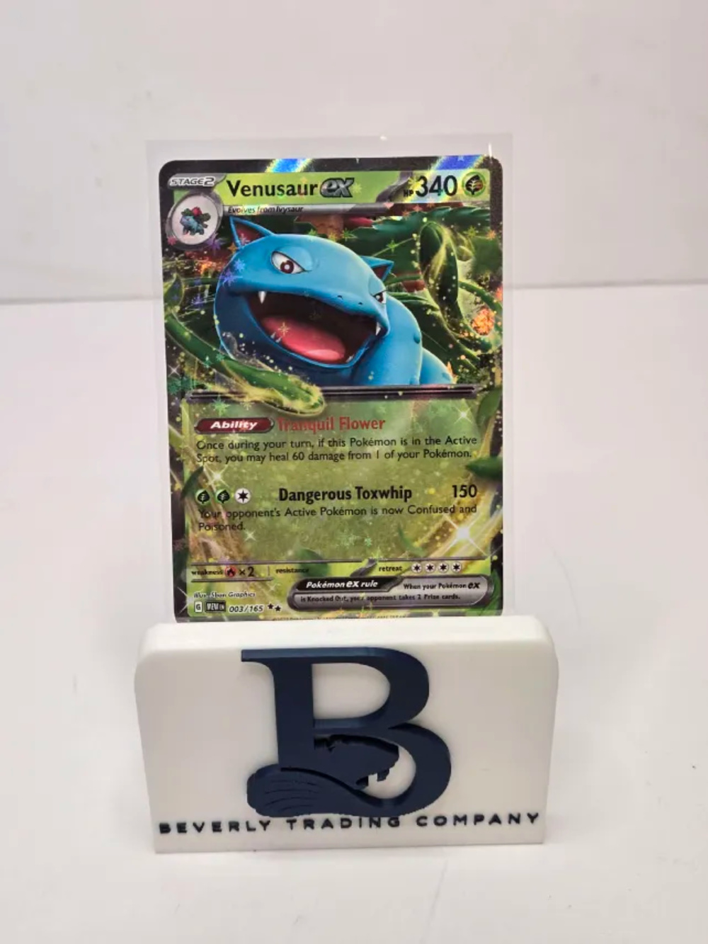 Pokemon Venusaur Ex 003 165 Full Art Holo Card
